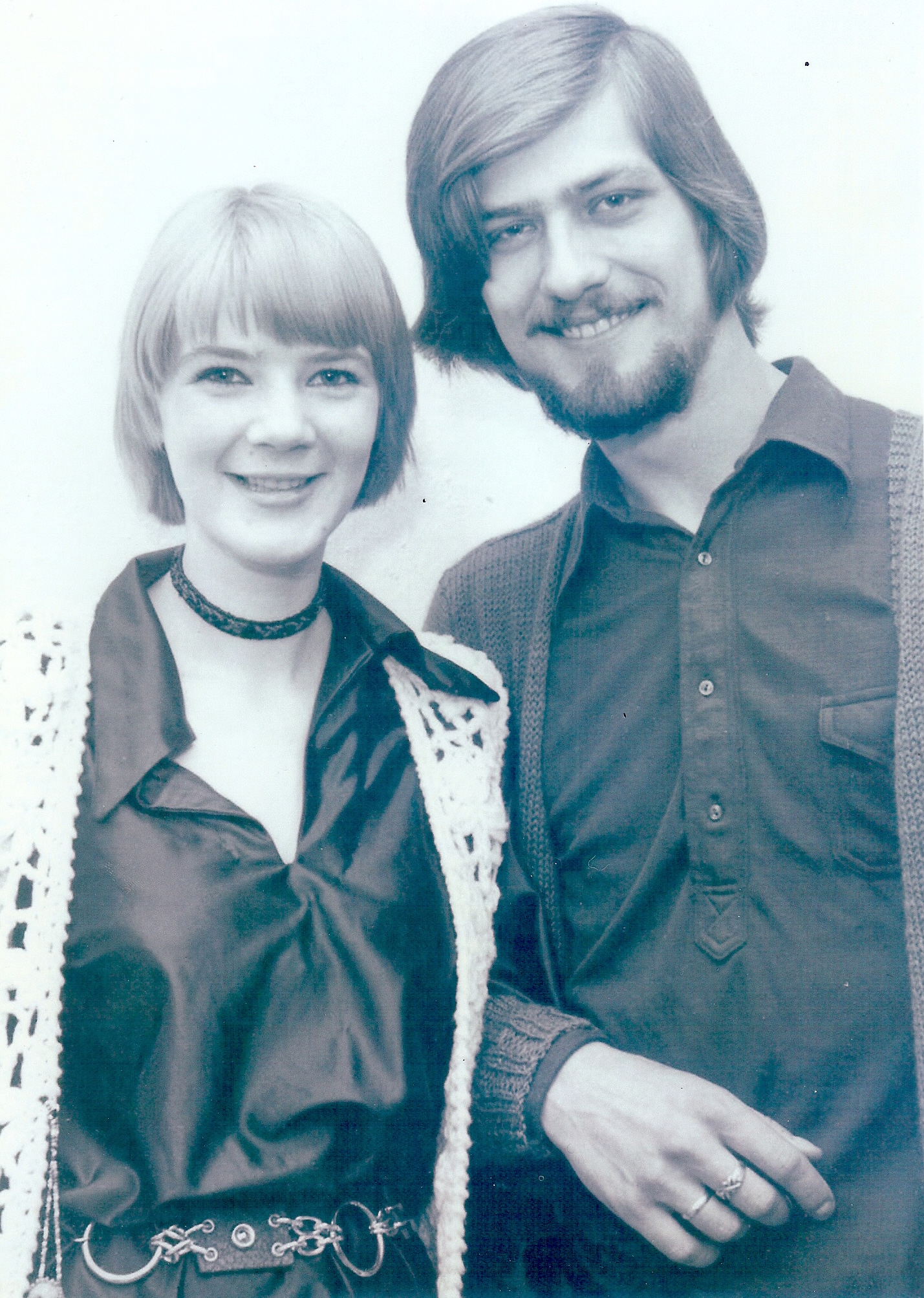 Sonja og Hans-Erik 22. august 1970 og meget glade